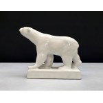 Polar bear figurine designed by F. Kalfas - Jozefow - Czeladz - 1960s