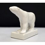 Polar bear figurine designed by F. Kalfas - Jozefow - Czeladz - 1960s