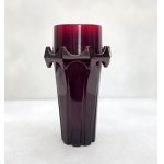 DIATRET ruby vase - Ząbkowice Glassworks proj. Jan Sylwester Drost 1970s