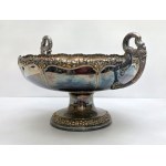 Large silver-plated fruit jardiniera - early 20th century