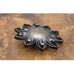 Metalwork - brooch in the form of a flower - communist period