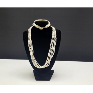 Freshwater pearl jewelry set - Vintage from the 1970s