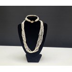 Freshwater pearl jewelry set - Vintage from the 1970s
