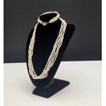 Freshwater pearl jewelry set - Vintage from the 1970s