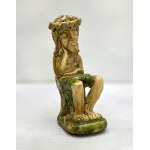 Czubernat Zofia (b. 1934), Figurine "Sorrowful Christ." [Folk Art]