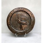 Metalwork - decorative plaque - NIKE MONUMENT - 1970s