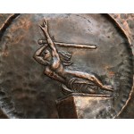 Metalwork - decorative plaque - NIKE MONUMENT - 1970s