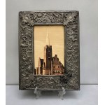 Old tin decorative frame - 1st half of the 20th century.