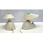 Pár stolních lamp z bílého bakelitu - 30. léta 20. století