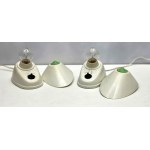 Pár stolních lamp z bílého bakelitu - 30. léta 20. století