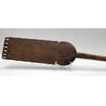 Collectible richly decorated paddle spinning wheel - 2nd half of the 19th century[ Folk Art].