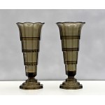 ART-DECO - Pair of beautiful vases - SCAILMONT- 1930s