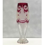 Huge crystal vase - designed by Val Saint Lambert - 1930s