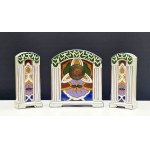 Art Deco - Porcelain mantel clock - 1930s