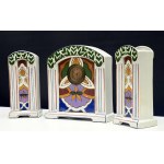 Art Deco - Porcelain mantel clock - 1930s