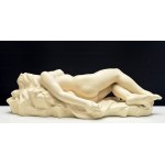 Large ceramic sculpture - Nude of a woman - Josef Stybr - Bechyne - 1960s