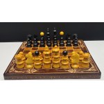 Collectible old Art deco style chess set in Bakelite - 1st half of 20th century.