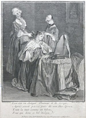 Louise-Madeleine Horthemels (1686-1777), Toaleta