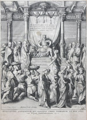 Wenceslaus Hollar (1607-1677), Salomon i Królowa Saby
