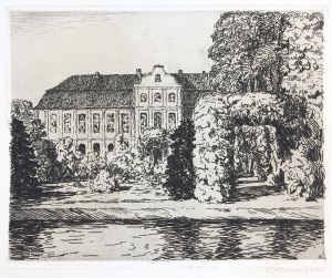 Berthold Hellingrath (1877 Elbląg - 1954 Hannover), Pałac Opatów w Oliwie, 1923 r.