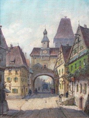 Moritz Wimmer (XIX/XX w.), Rothenburg nad rzeką Tauber