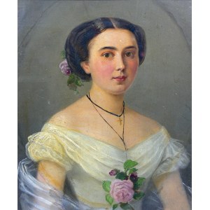 Artysta nieokreślony (XIX w.), Portret kobiety