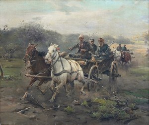Jan Konarski (1850-1918), W galopie