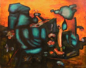Andrzej Putrym (1944 Wilno - 1990 Gdańsk), Wschód słońca, 1972 r.