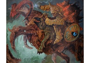 Jacek Szleszyński (ur.1966), Unicorn rider, 2021