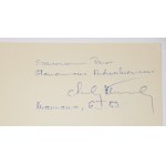 [Dedication] Andrzej KŁOSSOWSKI – ANATOL GIRS – book artist.