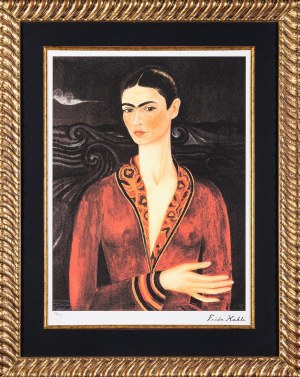 Frida Kahlo (1907 - 1954), Autoportret w aksamitnej sukni
