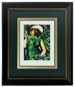 Tamara Łempicka (1894 - 1980), Kobieta w zielonej sukni