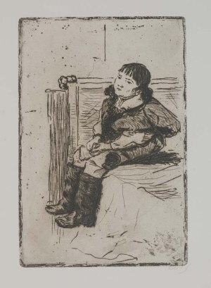 Włodzimierz KONIECZNY (1866 - 1916), Chłopak, 1909 r.
