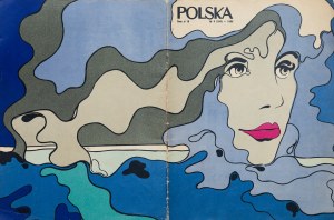 Roman CIEŚLEWICZ (1930 - 1966) - według, Okładka miesięcznika „Polska”, 164, 4/1968 - przed 1966
