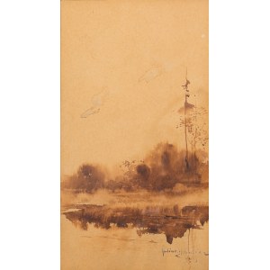 Julius HOLZMULLER (1876 - 1932), Morning Landscape, 1909.