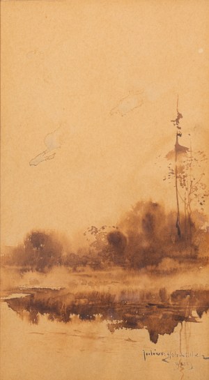 Juliusz HOLZMULLER (1876 - 1932), Pejzaż poranny, 1909 r.