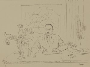 Wojciech FANGOR (1922 - 2015), Bolesław Bierut przy pracy, 1951 r.