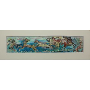 David Garfinkiel, Scena z polowania, 1961