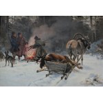 Zygmunt Kaczówka, Scena z polowania