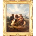 Feliks Sypniewski, Scena z „Konrada Wallenroda”. Spotkanie Alfa i Aldony, 1855