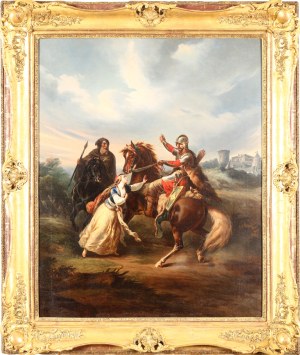 Feliks Sypniewski, Scena z „Konrada Wallenroda”. Spotkanie Alfa i Aldony, 1855