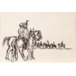 Jacek Żuławski, Konni. Ilustracja do „Marysieńki Sobieskiej” Tadeusza Boya Żeleńskiego, 1969