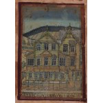 Nikifor Krynicki (1895 Krynica - 1968 Folusz), Villa "Wisla" in Krynica-Zdrój, 1940s.