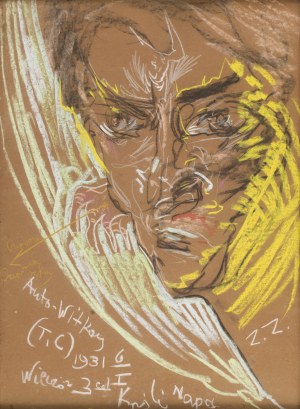 Stanisław Ignacy Witkiewicz \ Witkacy (1885 Warszawa - 1939 Jeziory na Polesiu), Autoportret (