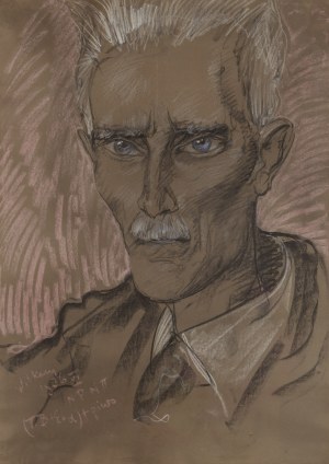 Stanisław Ignacy Witkiewicz Witkacy (1885 Warszawa - 1939 Jeziory na Polesiu), Portret Ignacego Daszyńskiego, 1936