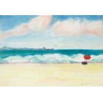 Rafał Malczewski (1892 Kraków - 1965 Montreal), Plaża w Rio de Janeiro, około 1941