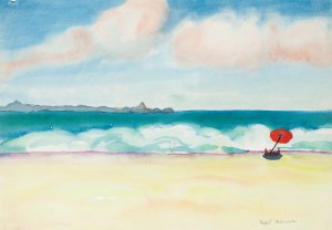 Rafał Malczewski (1892 Kraków - 1965 Montreal), Plaża w Rio de Janeiro, około 1941