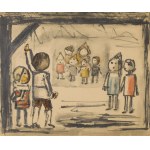 Tadeusz Makowski (1882 Oświęcim - 1932 Paryż), Dzieci w pracowni malarza