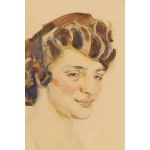 Józef Mehoffer (1869 Ropczyce - 1946 Wadowice), Główka kobieca, 1930