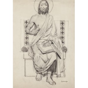 Józef Mehoffer (1869 Ropczyce - 1946 Wadowice), Chrystus Tronujący